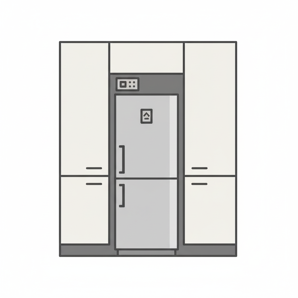 Built-in refrigerator icon